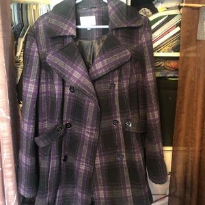 Plaid coat